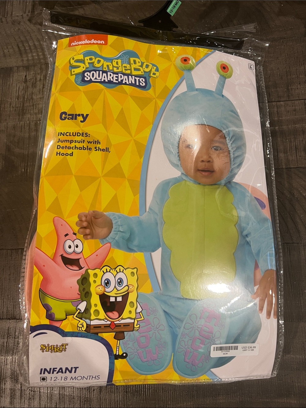Nickelodeon SpongeBob Gary Infant Costume